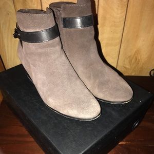 Coach ankle booties